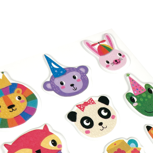 OOLY - Stickiville Standard - Party Animals (Puffy)